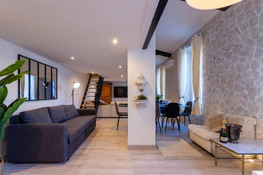 Penthouse Loft 5Min Palais Des Festivals And Beach Terrace View On Castle Cannes Exterior foto